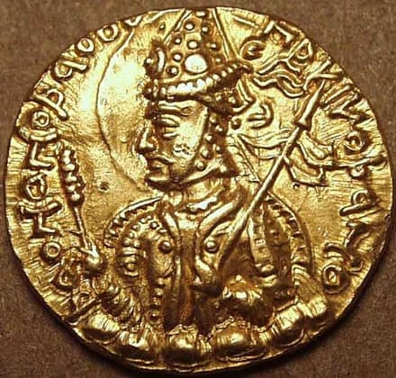 Huvishka Bronze matrix - Copper obverse