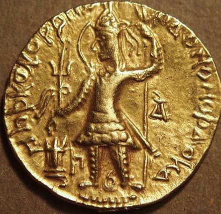 Kanishka II Representative coin entries listed on catalog gallery page (Representative coin entries listed on catalog gallery page… - CI-DYN-B36-001 obverse