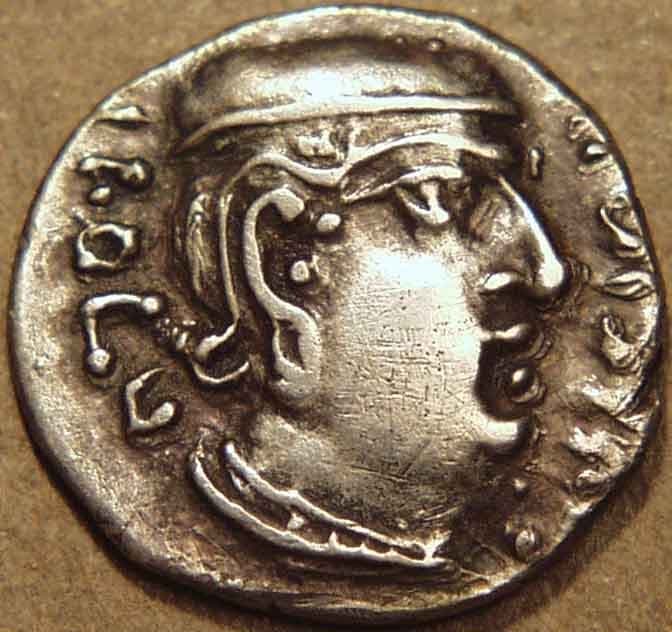 Satyadaman Prithvisena Damasena Representative coin entries listed on catalog gallery page (Representative coin entries listed on Co… - CI-DYN-B43-001 obverse