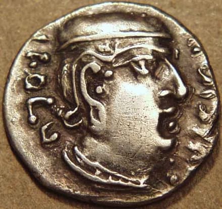 Satyadaman Prithvisena Damasena Representative coin entries listed on catalog gallery page (Representative coin entries listed on Co… - CI-DYN-B43-001 obverse