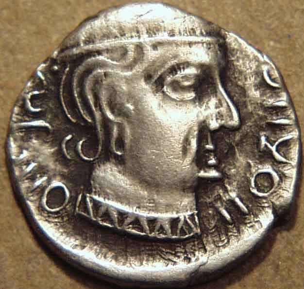 Satyadaman Prithvisena Damasena Representative coin entries listed on catalog gallery page (Representative coin entries listed on Co… - CI-DYN-B43-005 obverse