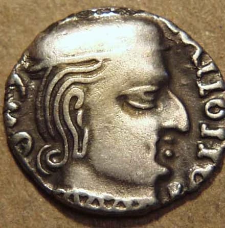 Samghadaman Damajadasri II Viradaman Representative coin entries listed on catalog gallery page (Representative coin entries listed… - CI-DYN-B44-001 obverse