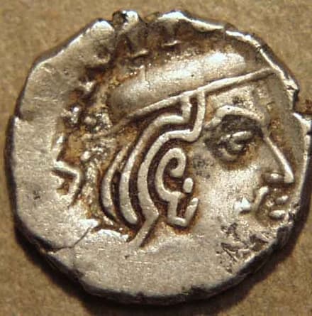Bhartrdāman silver drachms obverse