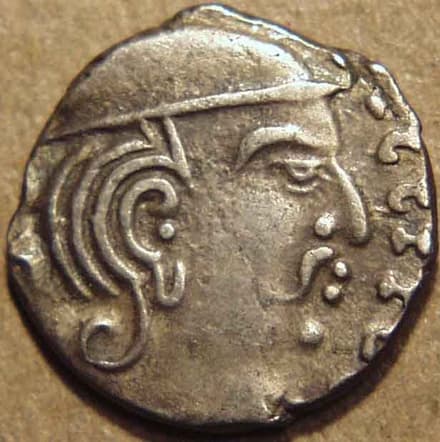 Rudrasena IV drachms (Rudrasena IV drachms) obverse