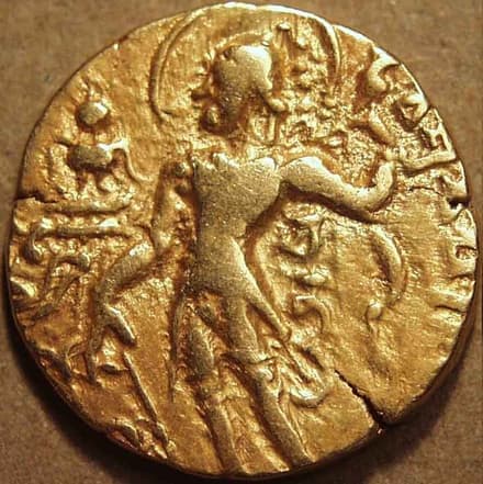 Chandragupta II Silver drachma, normal type obverse