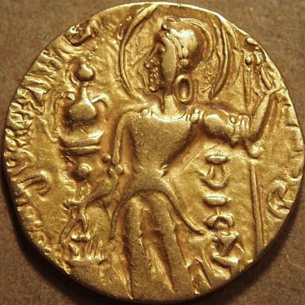 Chandragupta II Copper and lead coins obverse