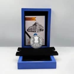 India Commemorative Centenary Year SBI Mumbai Main Branch Building obverse