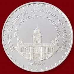 India Commemorative Centennial Celebration of University of Lucknow obverse