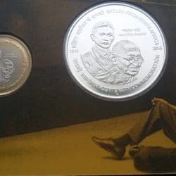 India Commemorative Centenary of Mahatma Gandhiji's Return from South Africa obverse