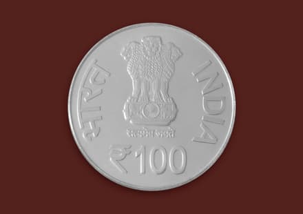 100 Rupees - Andhra University Centenary Year obverse