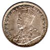Quarter Rupee (George V) obverse