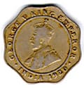 Four Annas (George V - Major Design Change) obverse