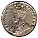 Eight Annas (George V - Major Design Change) obverse