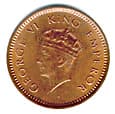 Half Pice (George VI) obverse
