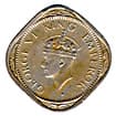 Half Anna (George VI) obverse