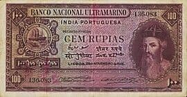 100 Rupias 1945 front