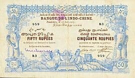 50 Rupees 1915 front