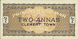 2 Annas (Clement Town; PoW Camps) ND (1941-1945) front