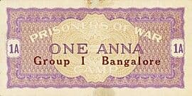 1 Anna (Bangalore; PoW Camps) ND (1941-1945) front
