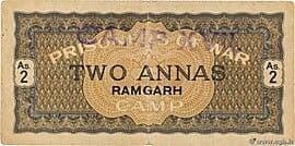 2 Annas (Ramgarh; PoW Camps) ND (1941-1945) front