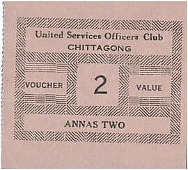 2 Annas (Chittagong; United Services Officers' Club) ND (1942-1945) front