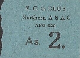 2 Annas (Chabua; NCO Club) ND (1942-1945) front