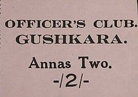 2 Annas (Gushkara; Officer's Club) ND (1942-1945) front