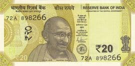 20 Rupees 2019-2025 front