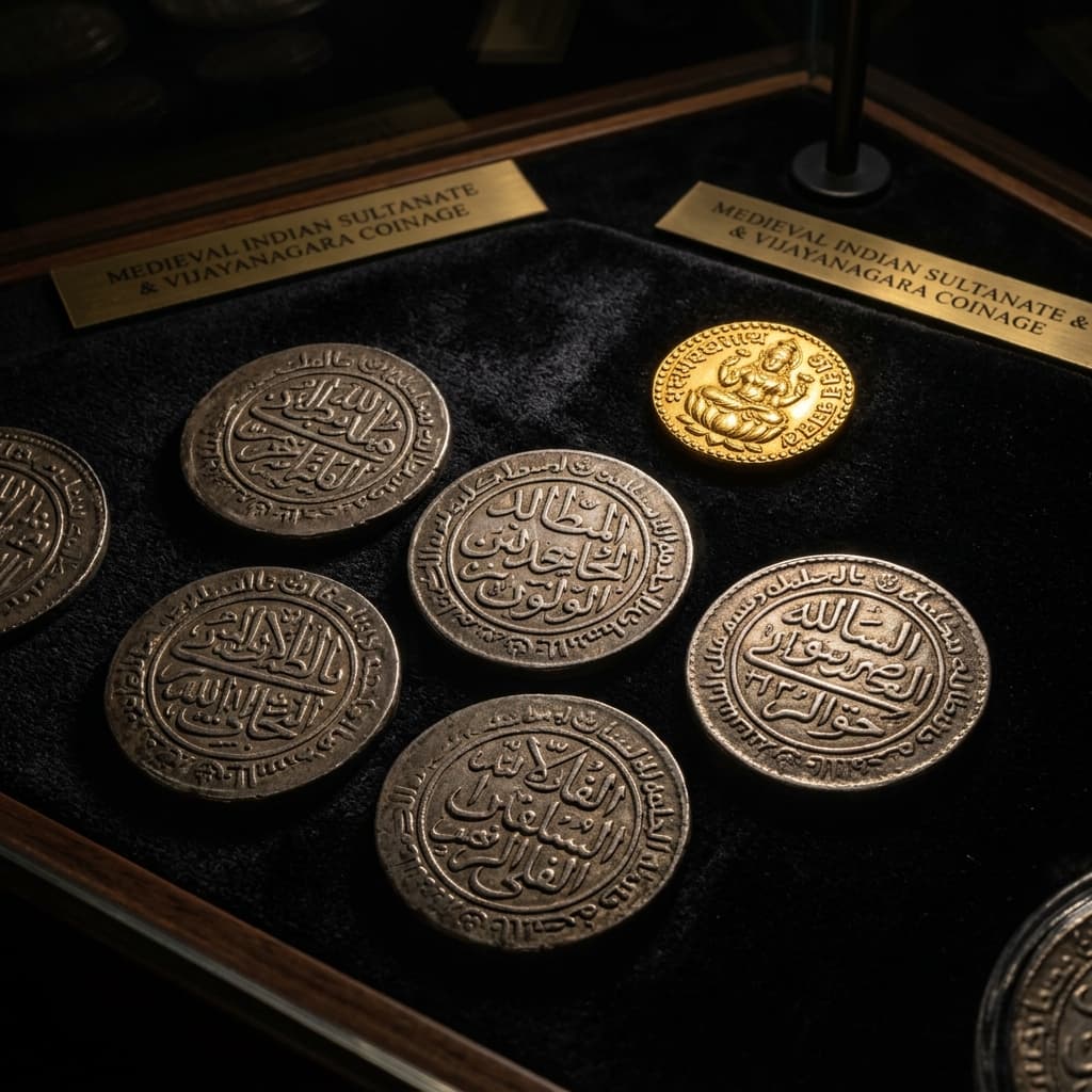Islamic inscription-led calligraphic copper coin detail