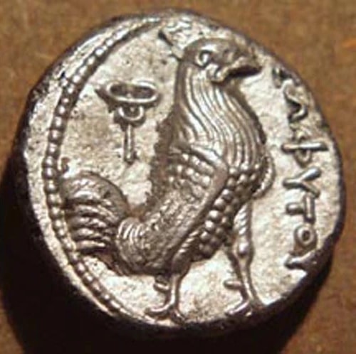 Paratarajas / Parata Rajas Yolamira, silver drachm, late type reverse