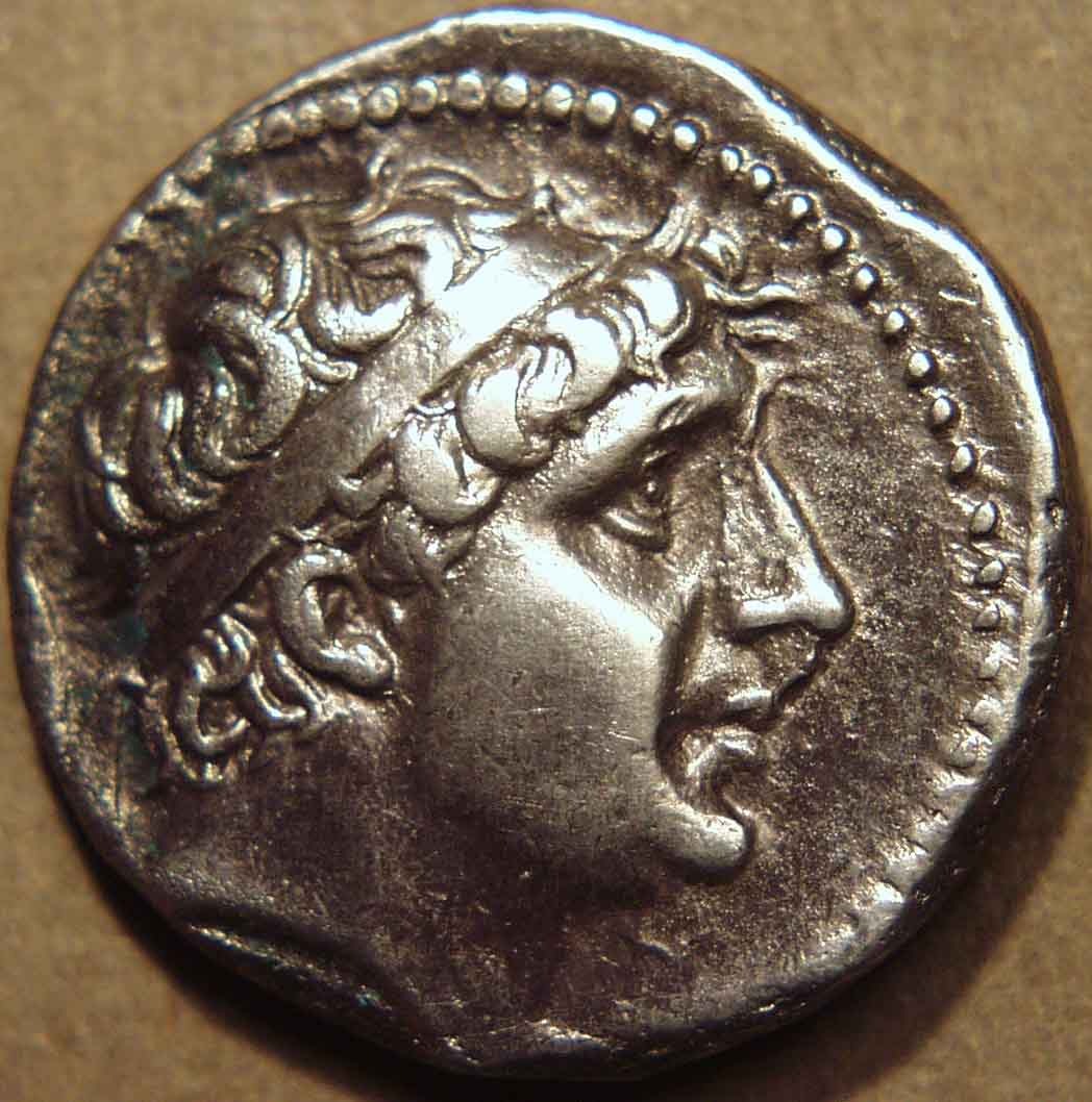 Euthydemos I Silver tetradrachm, c. 185-170 BCE obverse