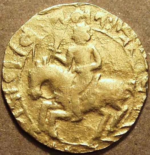 Muhammad Bin Sam Gold 20-Ratti, Bengal, Gold Coin obverse
