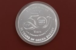 India Commemorative 50 Years of NHPC Limited | Rs. 50 Proof Coin reverse