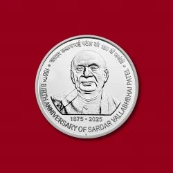 India Commemorative 150th Birth Anniversary of Sardar Vallabhbhai Patel obverse