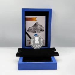 India Commemorative Centenary Year SBI Mumbai Main Branch Building obverse