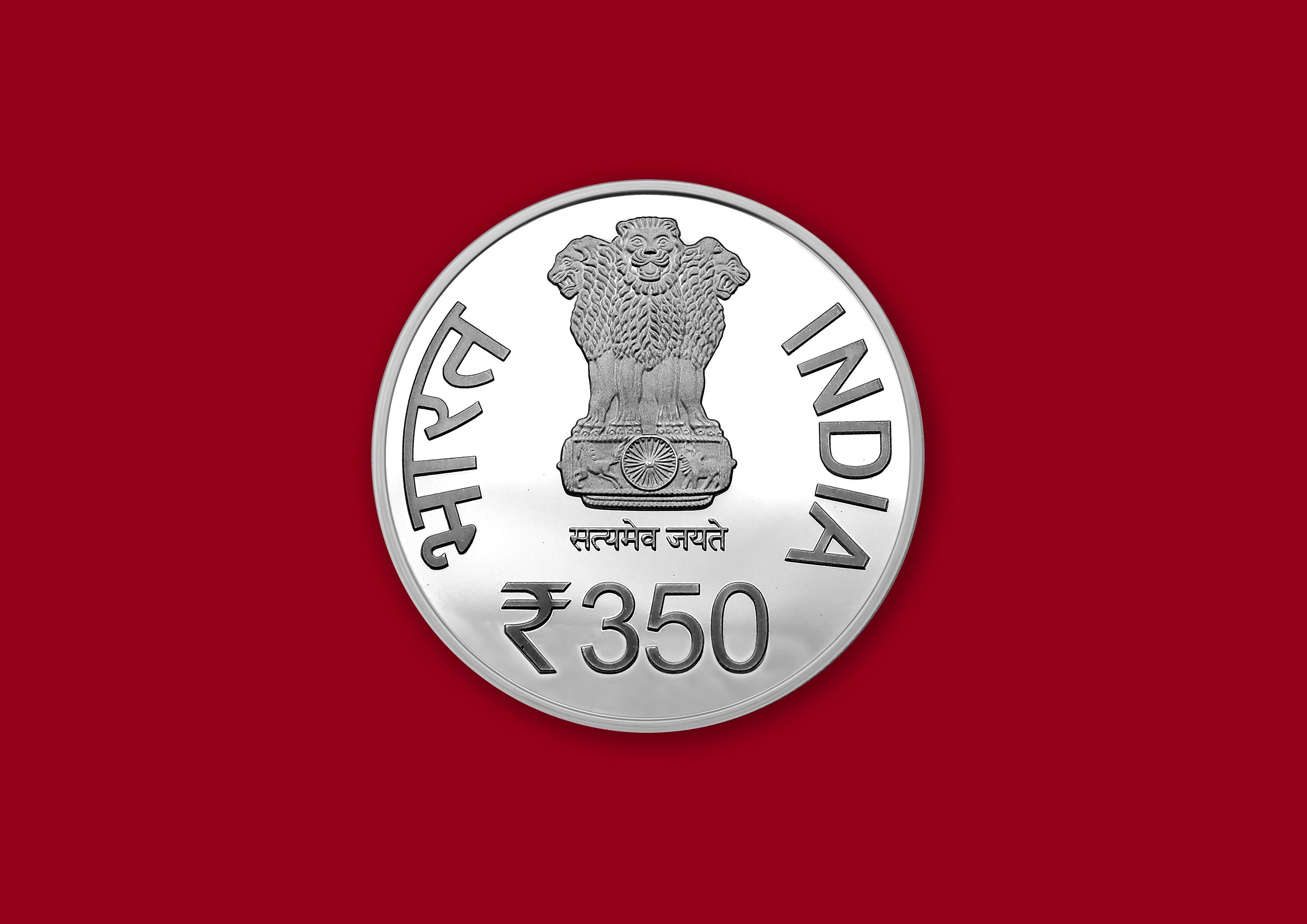 India Commemorative Commemoration of Sri Guru Tegh Bahadur Jis 350th Martyrdom Day obverse