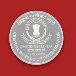 Diamond Jubilee Year of Central Bureau of Investigation - CBI obverse