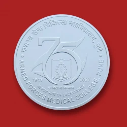 India Commemorative Platinum Jubilee Celebrations of Armed Forces Medical College, Pune obverse