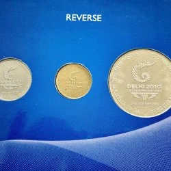 India Commemorative XIX COMMONWEALTH GAMES 2010 DELHI obverse