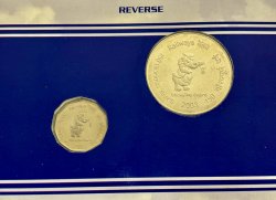India Commemorative RAILWAYS 150 GLORIOUS YEARS reverse