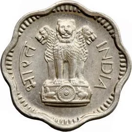 Republic India 10 Paise obverse