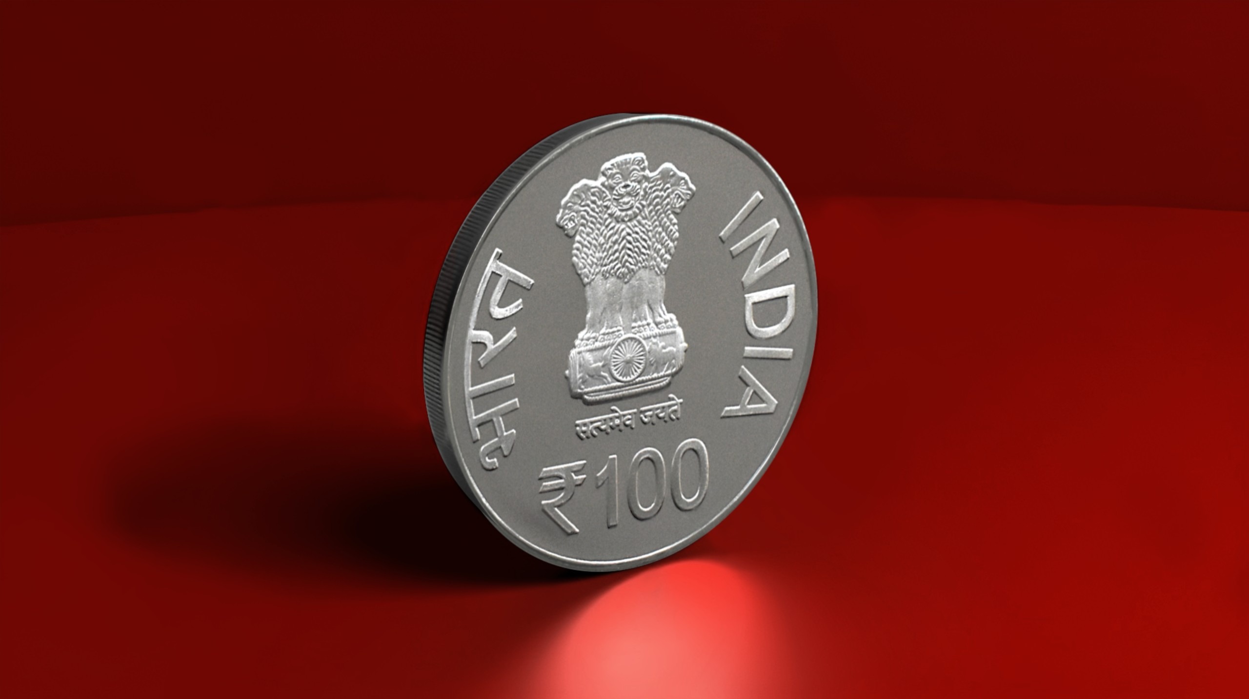 100 Rupees - Kalaignar M. Karunanidhi, Silver Coin thumbnail 3