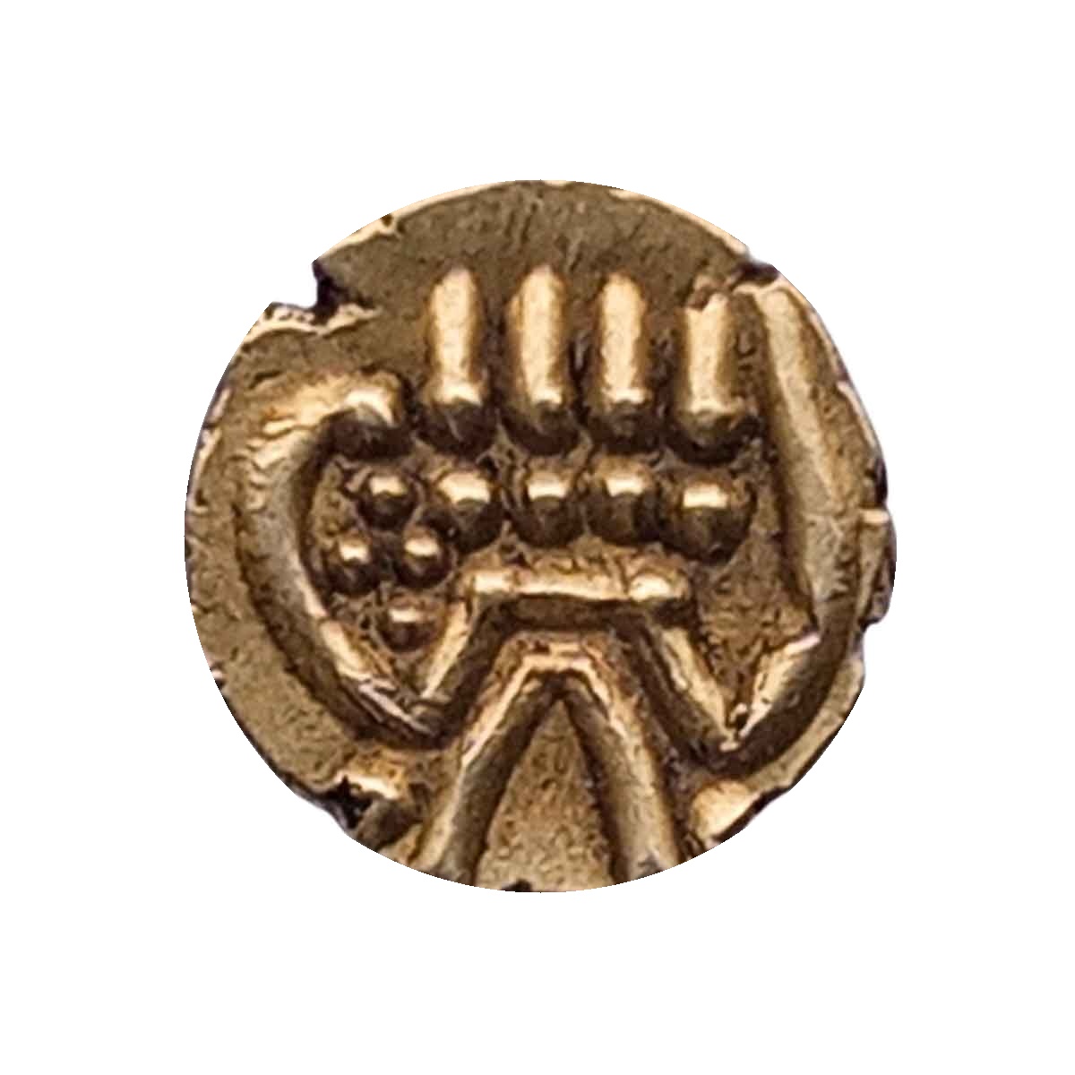 Vira Raya Gold Fanam of Cochin State. Collectible