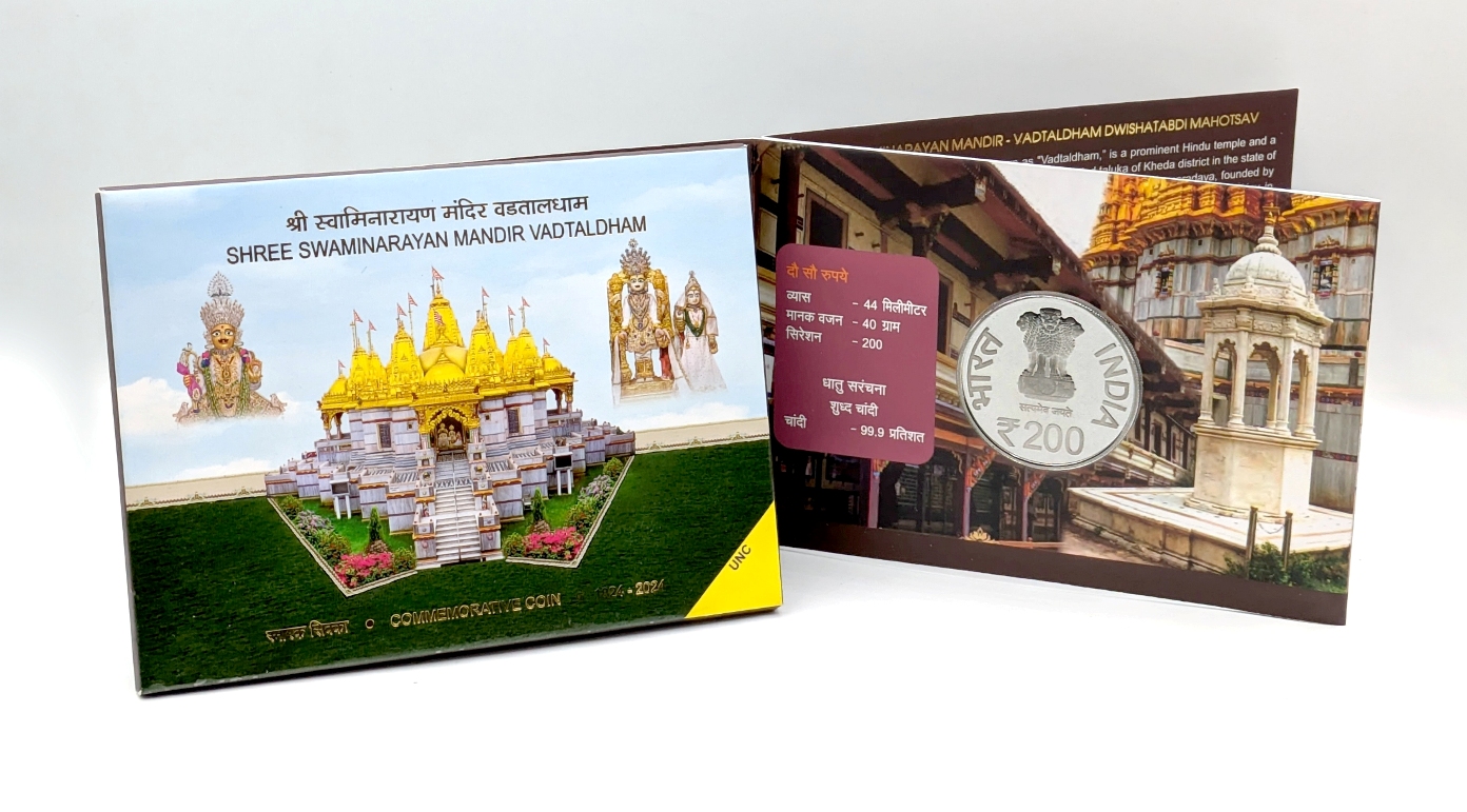 Shree Swaminarayan Mandir, Vadtaldham Dwishatabdi Mahotsav – Unc Folder Packing thumbnail 3