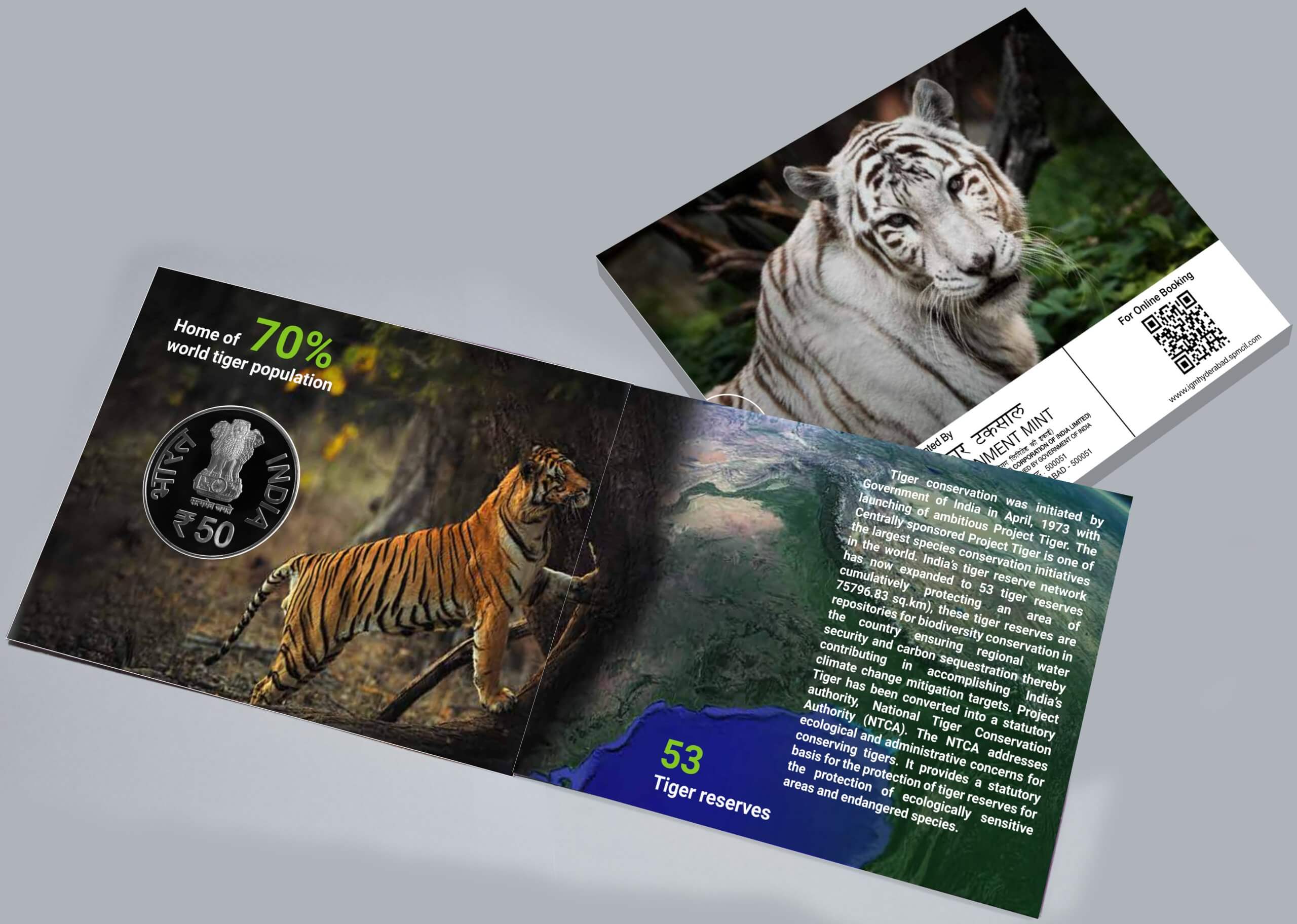 RS. 50 – QA – PROOF – 50 YEARS OF PROJECT TIGER thumbnail 3