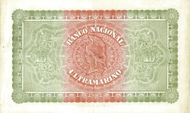 10 Rupias 1906 reverse (back)